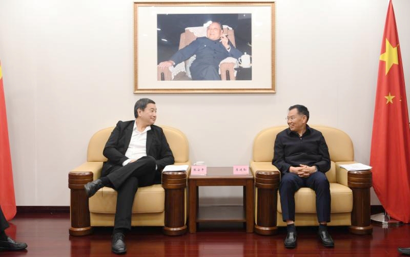广安市委书记李建勤会见台泥集团董事长张安平