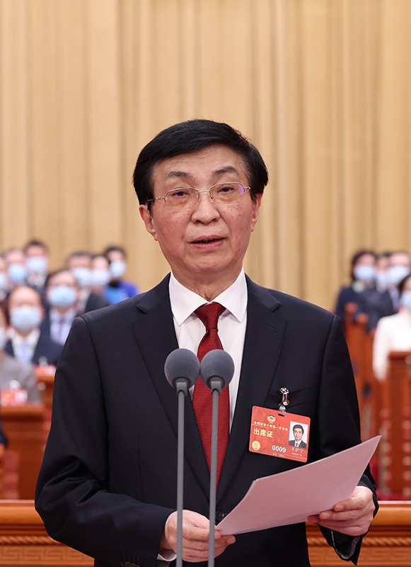 全国政协十四届一次会议在京开幕
习近平李克强栗战书李强赵乐际韩正蔡奇丁薛祥李希王岐山到会祝贺
汪洋作政协十三届常委会工作报告
王沪宁主持会议
邵鸿作提案工作情况报告「相关图片」