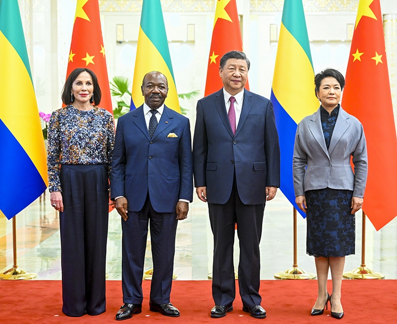 习近平同加蓬总统邦戈举行会谈「相关图片」