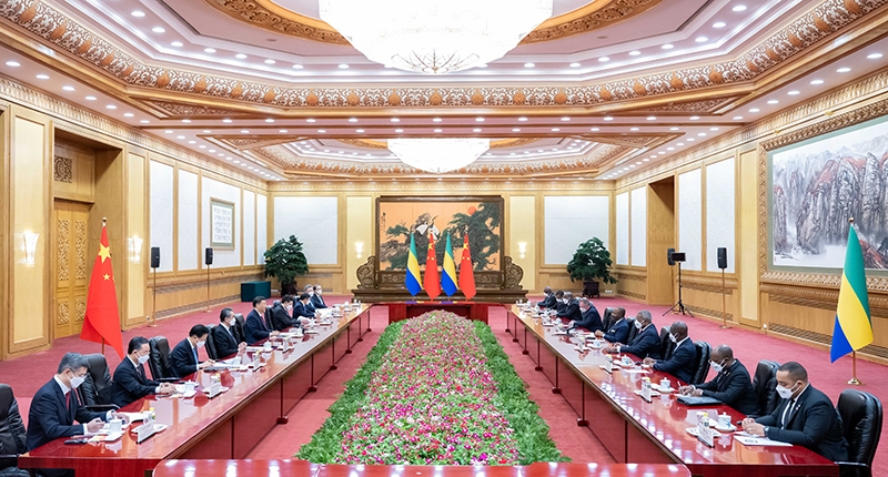 习近平同加蓬总统邦戈举行会谈「相关图片」