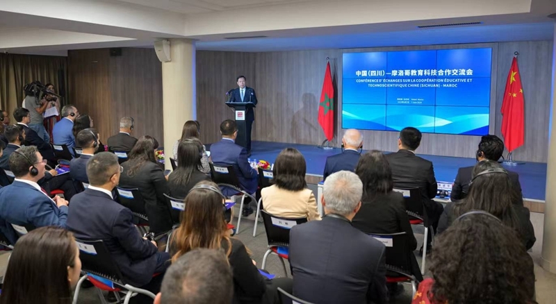 王晓晖率四川代表团在摩洛哥访问「相关图片」
