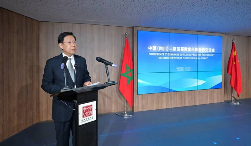 王晓晖率四川代表团在摩洛哥访问「相关图片」