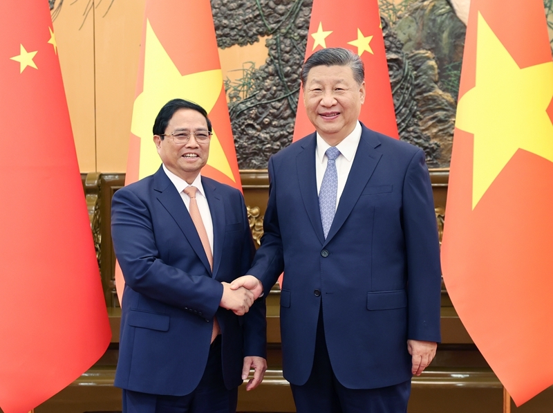习近平会见越南总理范明政「相关图片」