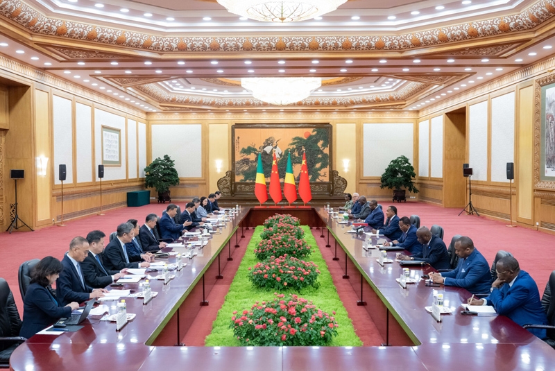 习近平同刚果（布）总统萨苏会谈「相关图片」
