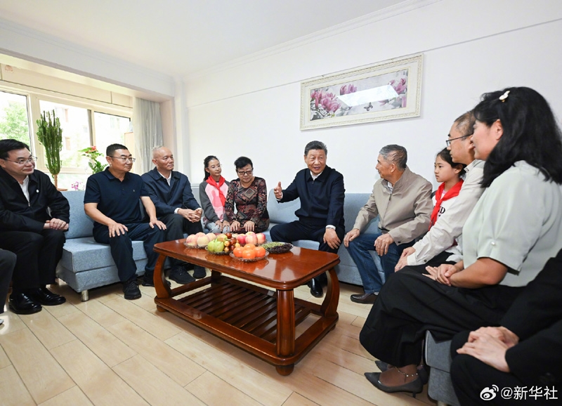 习近平在甘肃兰州市考察调研  「相关图片」