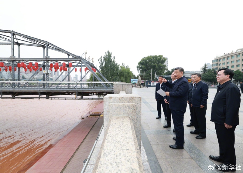 习近平在甘肃兰州市考察调研  「相关图片」