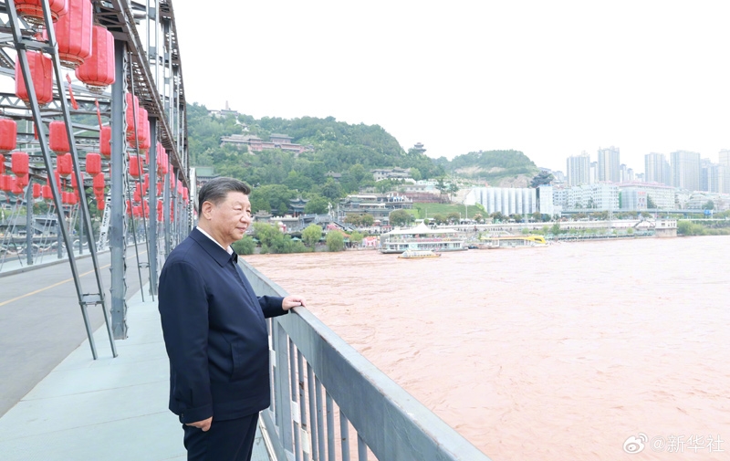 习近平在甘肃兰州市考察调研  「相关图片」