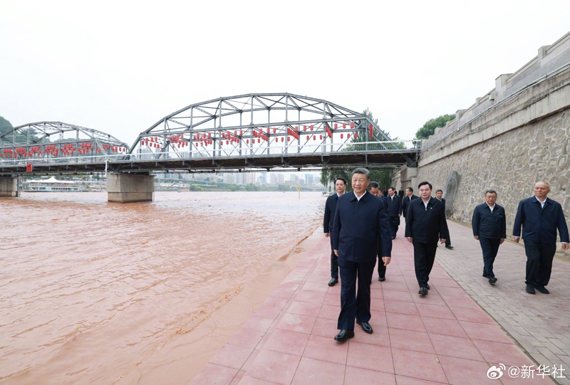 习近平在甘肃兰州市考察调研  「相关图片」