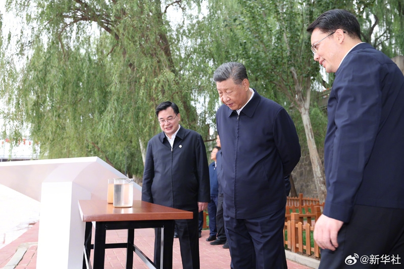 习近平在甘肃兰州市考察调研  「相关图片」