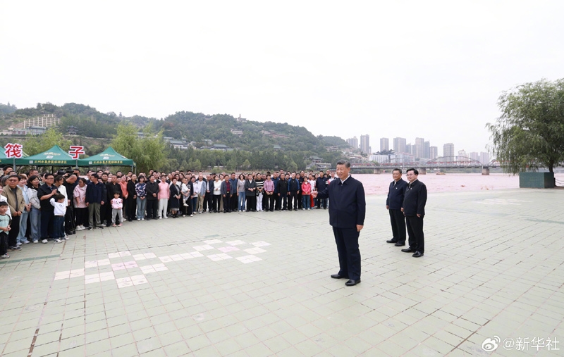 习近平在甘肃兰州市考察调研  「相关图片」