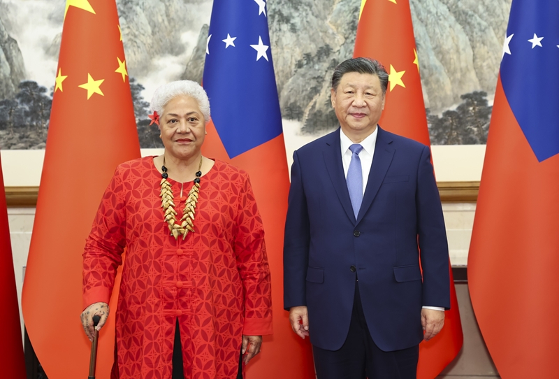 习近平会见萨摩亚总理菲娅梅「相关图片」