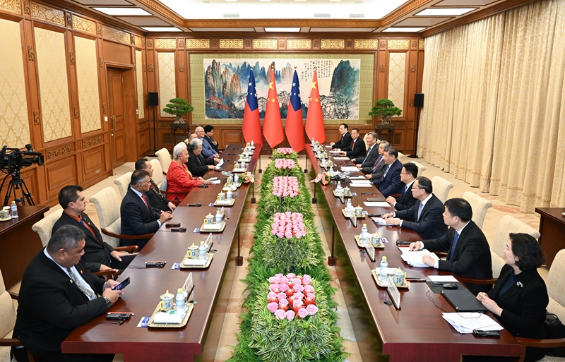 习近平会见萨摩亚总理菲娅梅「相关图片」