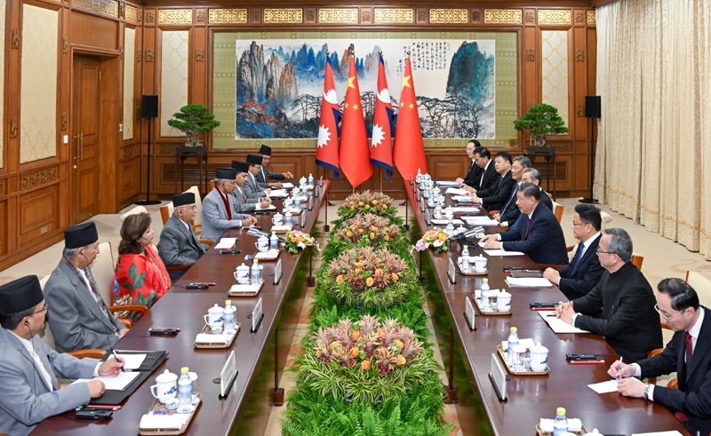 习近平会见尼泊尔总理奥利「相关图片」