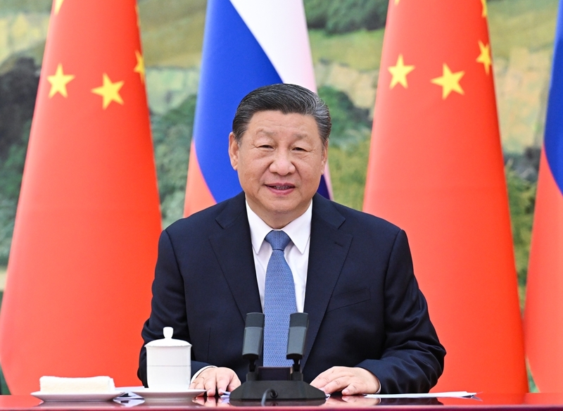 习近平同俄罗斯总统普京举行视频会晤「相关图片」