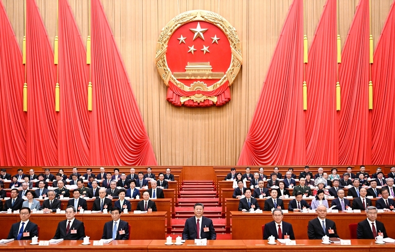 十四届全国人大三次会议开幕 习近平等在主席台就座「相关图片」