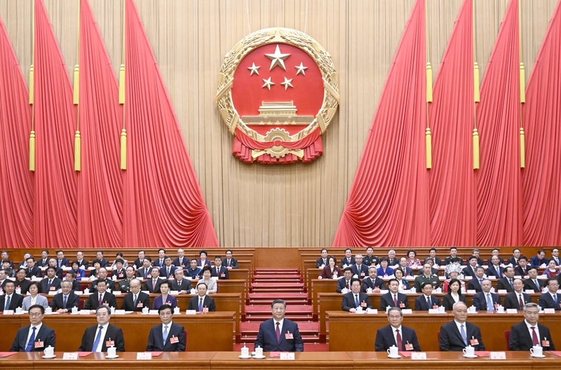 十四届全国人大三次会议在京闭幕「相关图片」