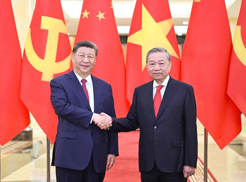 习近平同越共中央总书记苏林举行会谈「相关图片」