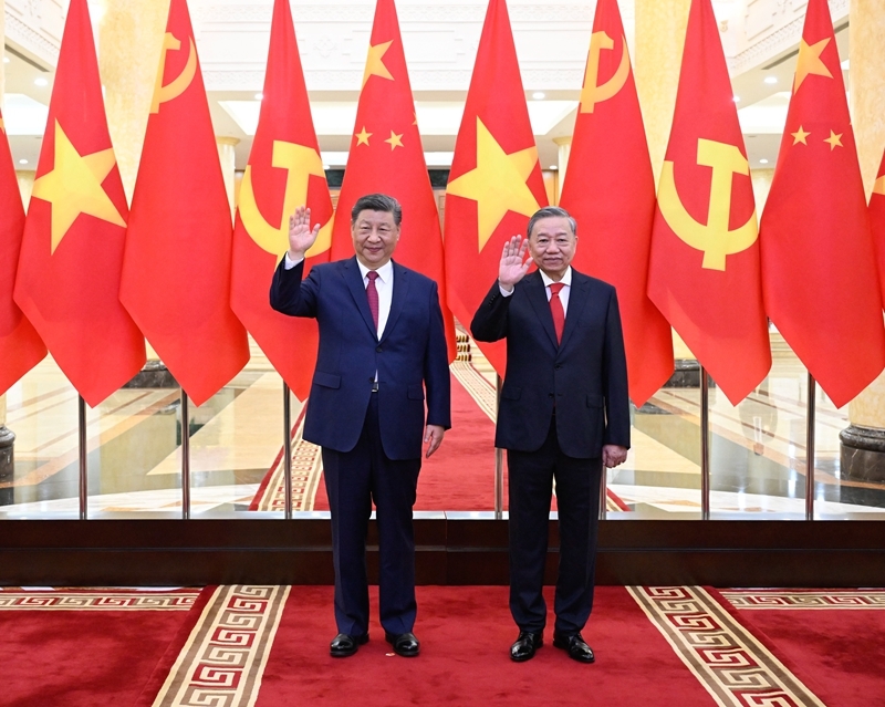 习近平同越共中央总书记苏林举行会谈「相关图片」