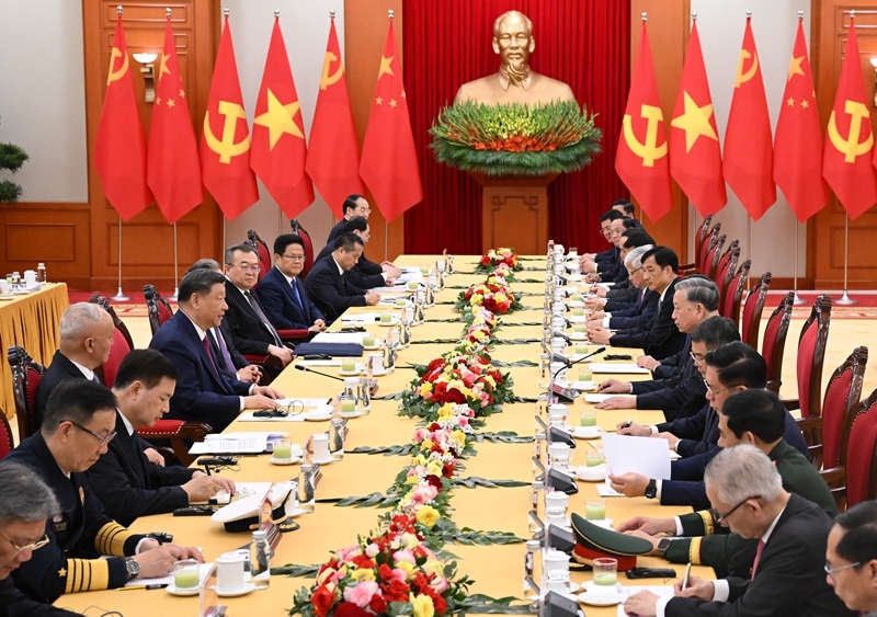 习近平同越共中央总书记苏林举行会谈「相关图片」