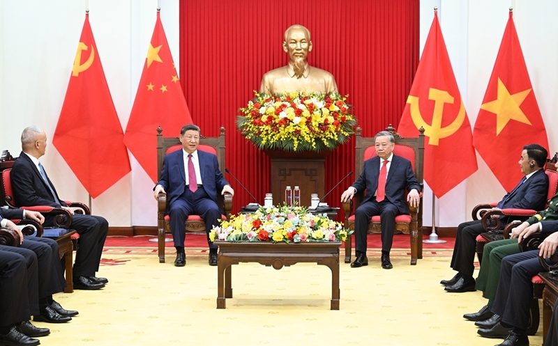 习近平同越共中央总书记苏林举行会谈「相关图片」