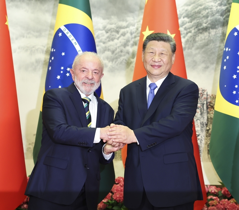 习近平同巴西总统卢拉会谈「相关图片」