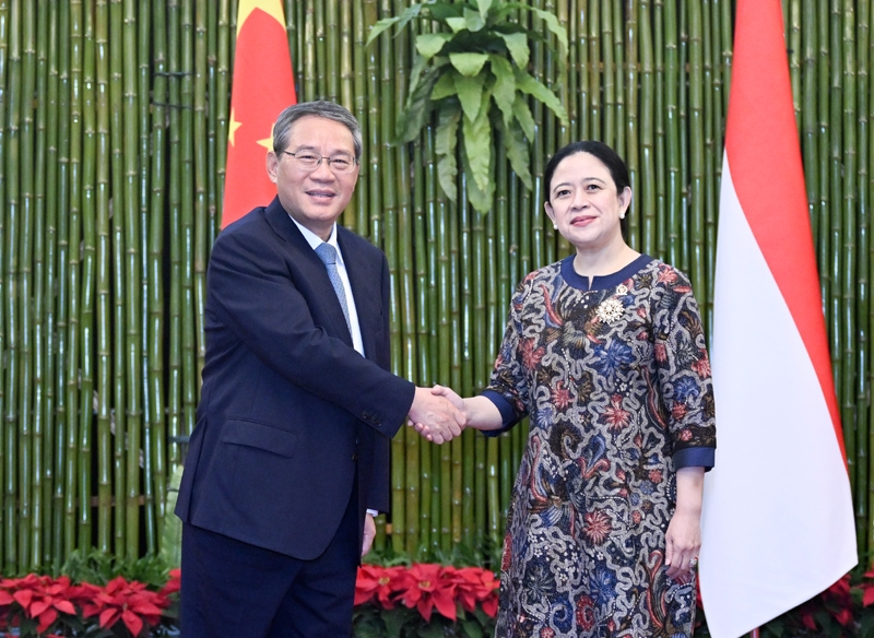 李强会见印尼国会议长布安「相关图片」