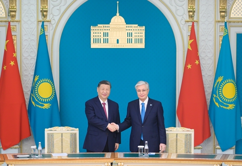 习近平同哈萨克斯坦总统托卡耶夫会谈「相关图片」