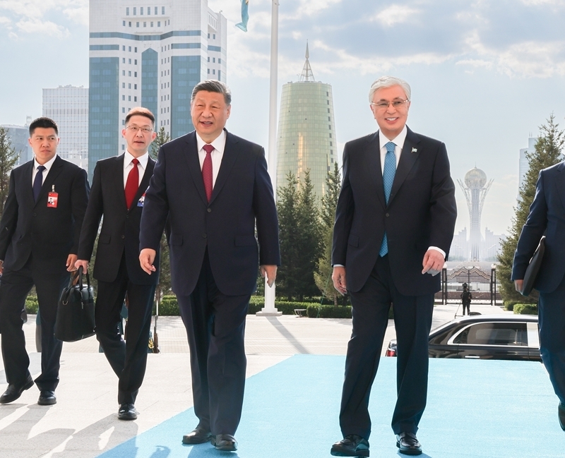 习近平同哈萨克斯坦总统托卡耶夫会谈「相关图片」