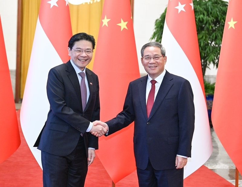 李强同新加坡总理黄循财会谈「相关图片」