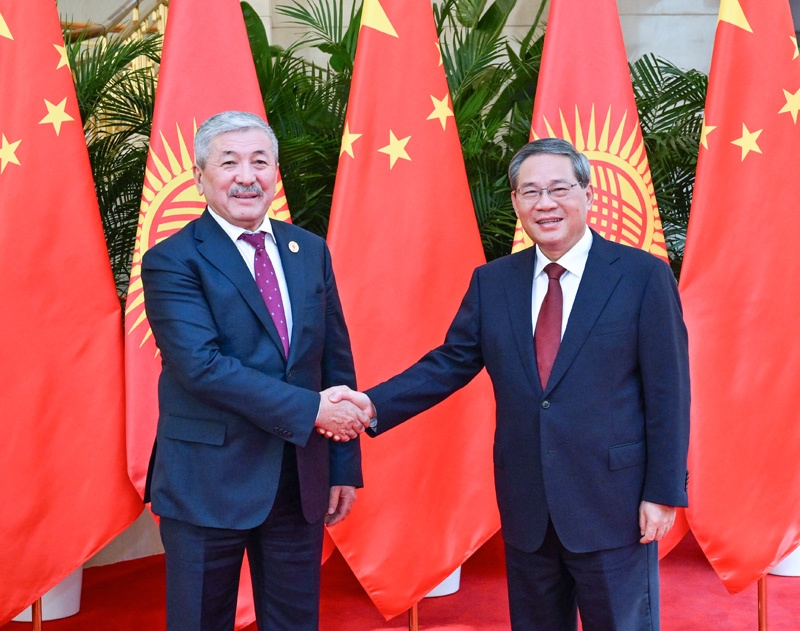 李强会见吉尔吉斯斯坦总理卡瑟马利耶夫「相关图片」