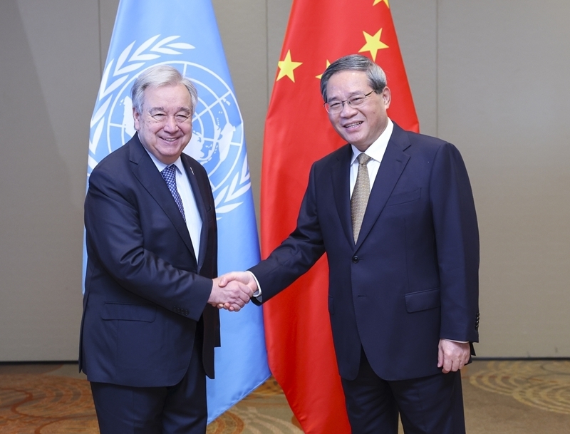 李强会见联合国秘书长古特雷斯「相关图片」