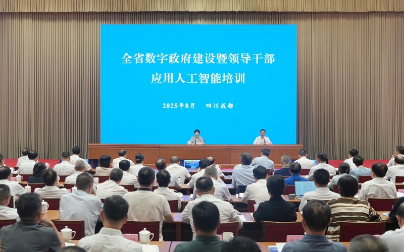 全省数字政府建设暨领导干部应用人工智能培训举行 
王晓晖提出要求 施小琳作培训讲话「相关图片」