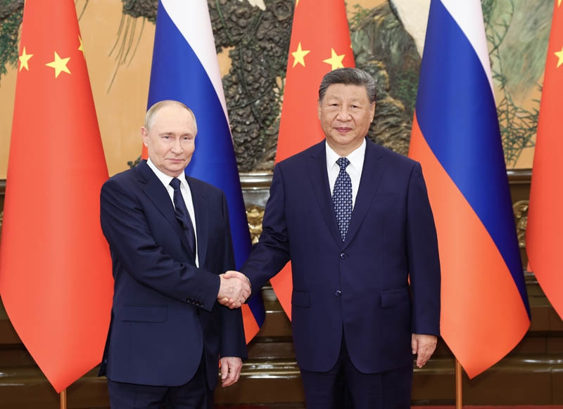 习近平同俄罗斯总统普京会谈  「相关图片」