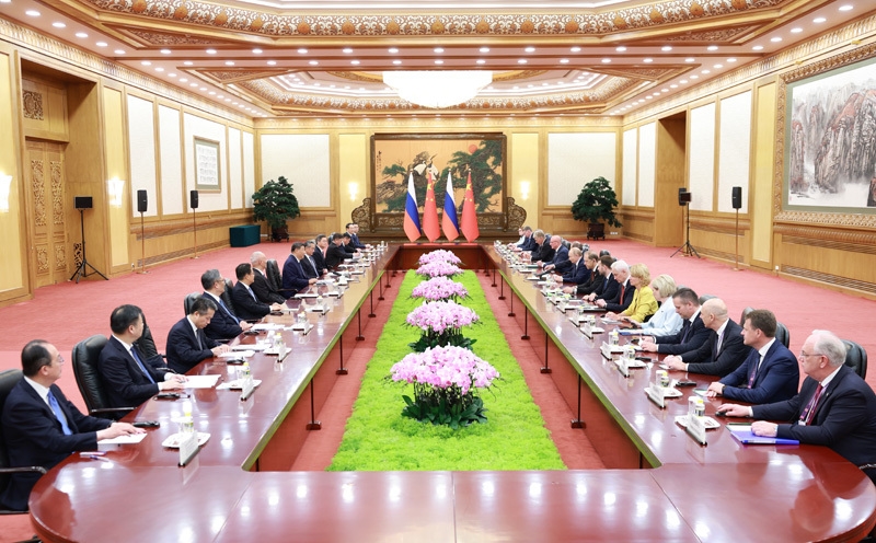 习近平同俄罗斯总统普京会谈  「相关图片」