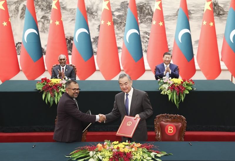 习近平同马尔代夫总统穆伊兹会谈「相关图片」