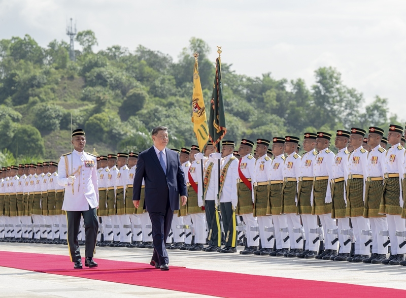 习近平会见马来西亚最高元首易卜拉欣「相关图片」