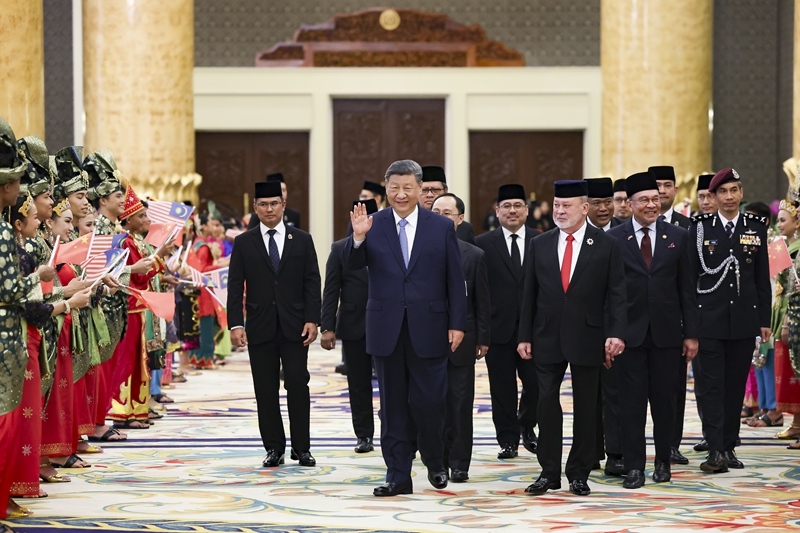 习近平会见马来西亚最高元首易卜拉欣「相关图片」