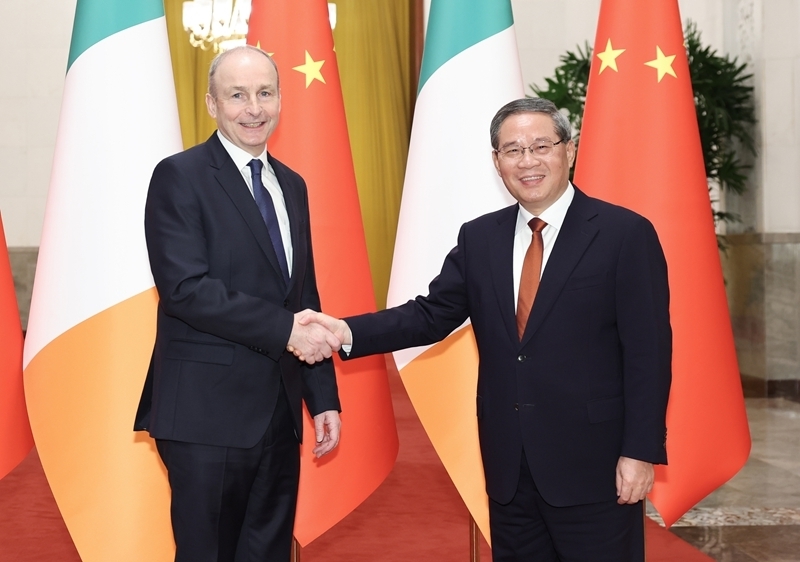 李强同爱尔兰总理马丁会谈「相关图片」