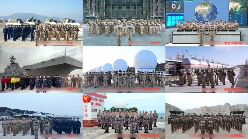 习近平春节前夕慰问部队
向全体人民解放军指战员武警部队官兵军队文职人员预备役人员和民兵致以新春祝福「相关图片」