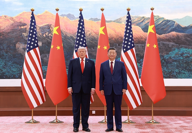 习近平同美国总统特朗普会谈「相关图片」
