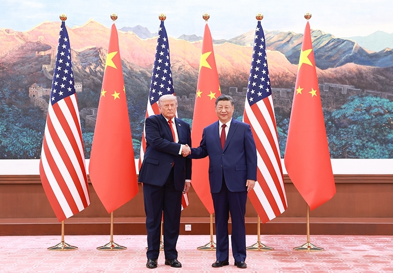习近平同美国总统特朗普会谈「相关图片」