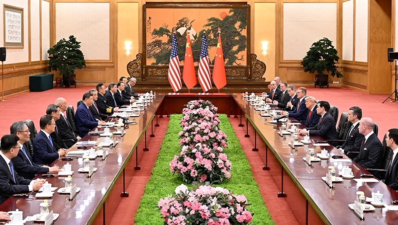 习近平同美国总统特朗普会谈「相关图片」