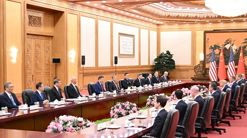 习近平同美国总统特朗普会谈「相关图片」