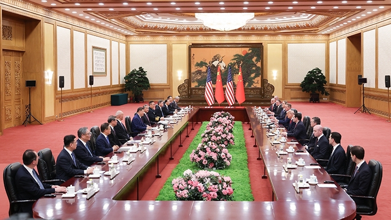 习近平同美国总统特朗普会谈「相关图片」