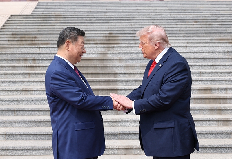 习近平同美国总统特朗普会谈「相关图片」