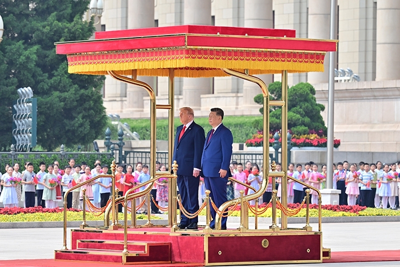 习近平同美国总统特朗普会谈「相关图片」