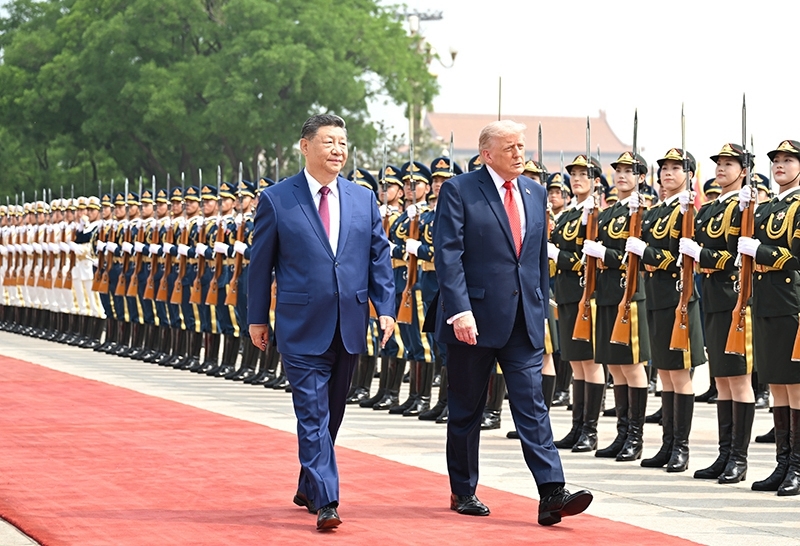 习近平同美国总统特朗普会谈「相关图片」
