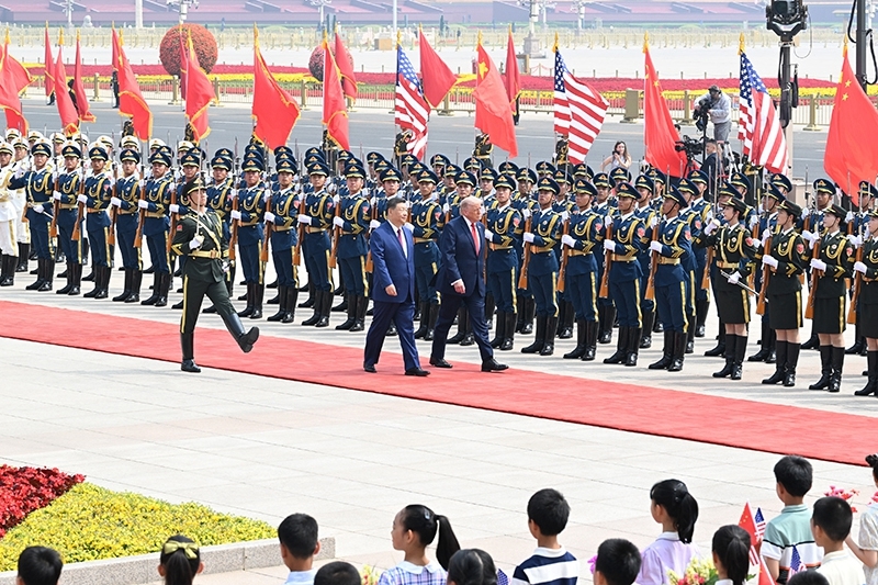 习近平同美国总统特朗普会谈「相关图片」