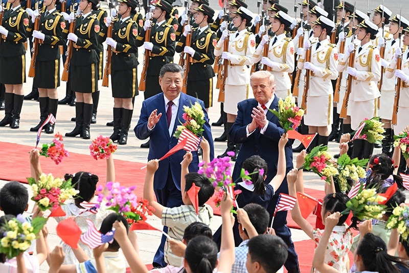 习近平同美国总统特朗普会谈「相关图片」