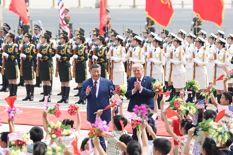 习近平同美国总统特朗普会谈「相关图片」
